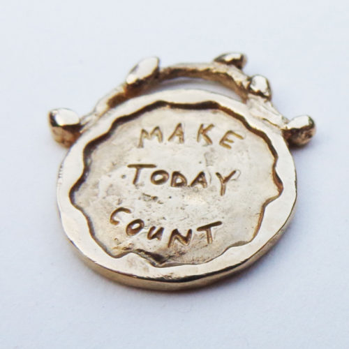 Make Today Count - Gold Necklace