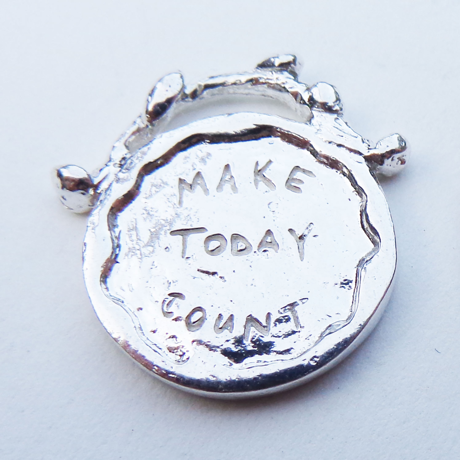 Make Today Count - Silver Necklace